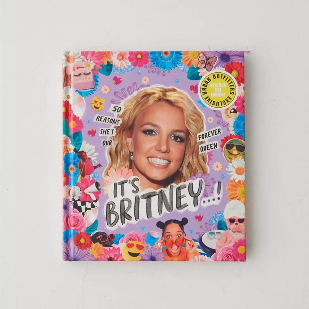 Britney Spears 50 Reasons She's Our Forever Queen UO Sticker Edition Book y2k